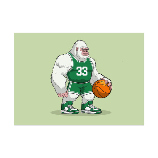 #33 Basketball Ape Poster